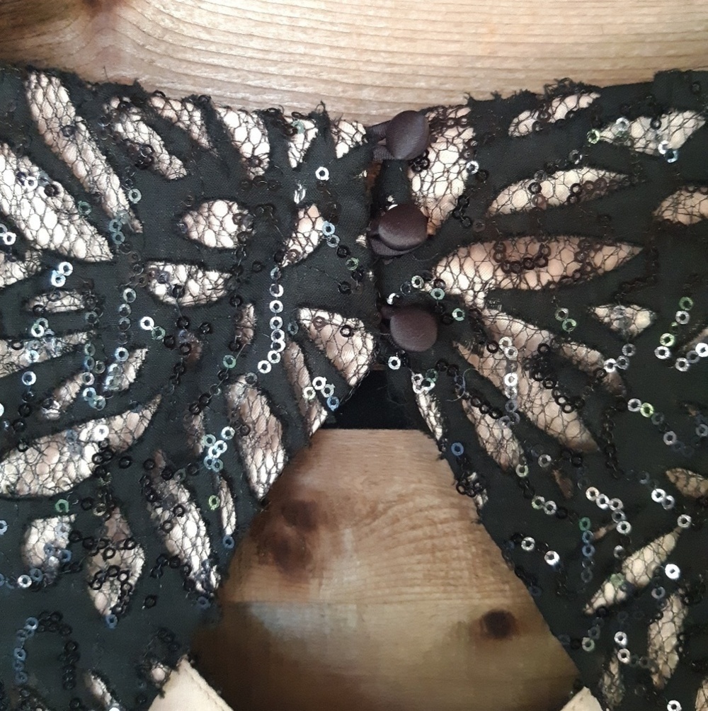 Lola Lace Overlay with Sequins Cocktail Dress - Picture 8 of 8